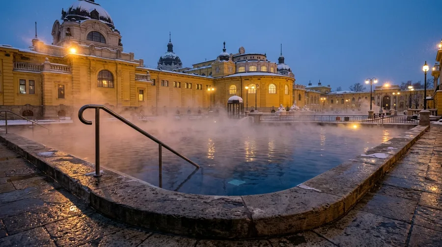 Relaxing in Thermal Baths in Budapest