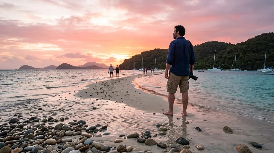 Photograph Sunset From Salt Whistle Bay