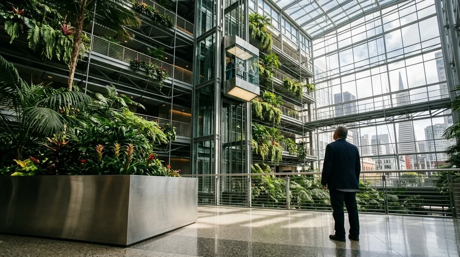 Ride the Glass Elevators in Free Public Atriums
