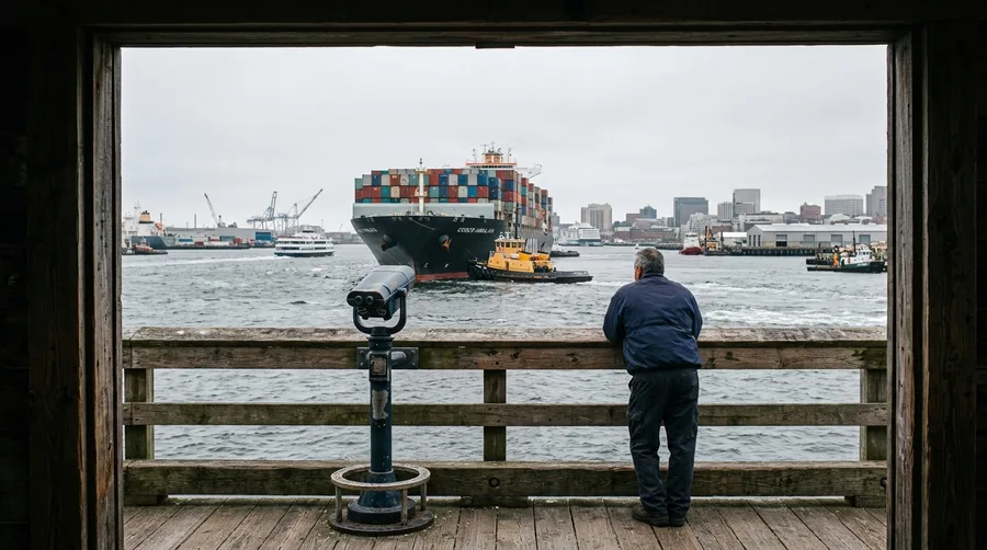 Watch Tugboats Maneuver Container Ships at River Piers