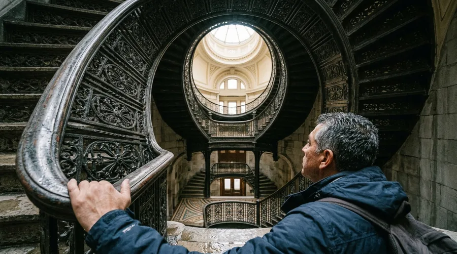 Climb the Public Spiral Staircases at City Hall