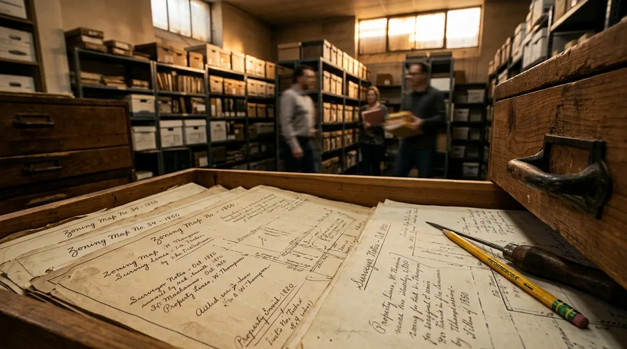 Explore the Basement Vaults of Municipal Archives