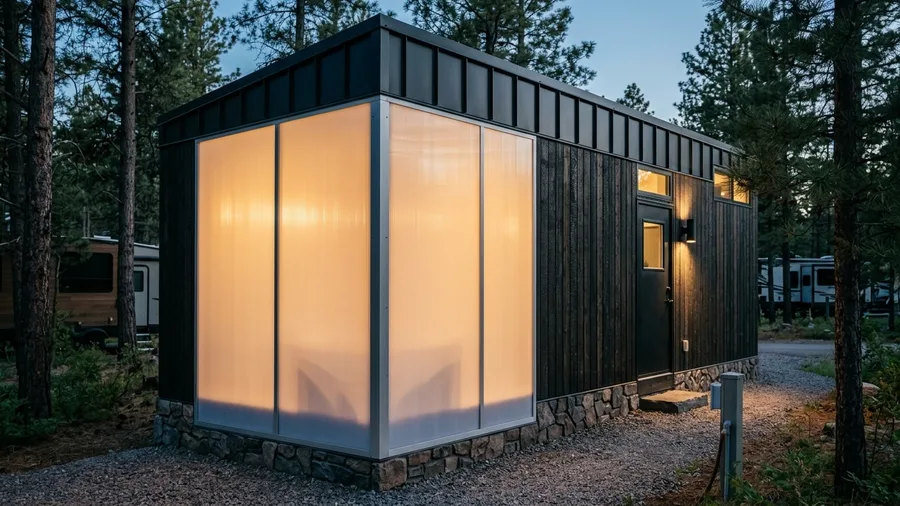 Use Polycarbonate Panels for Glowing Walls