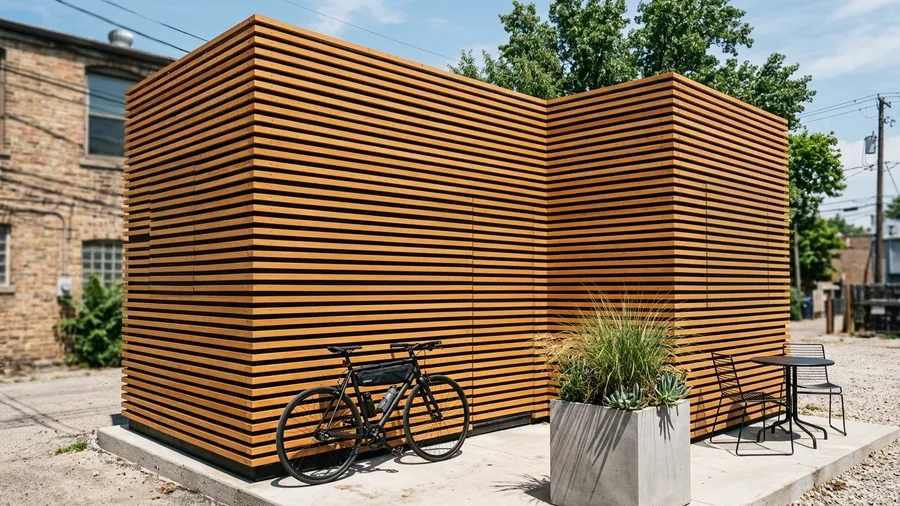 Install a Slatted Cedar Rain Screen