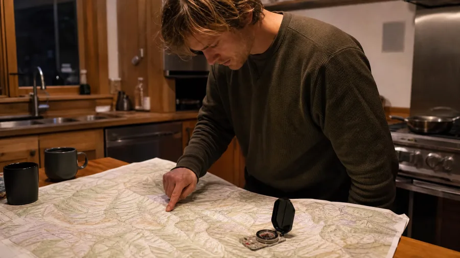 Carry a Physical Map and Compass as Navigation Backup