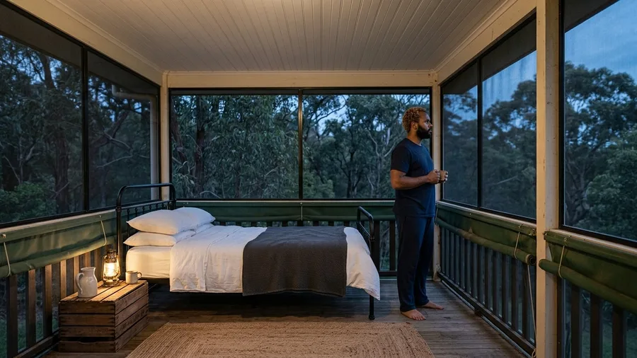 The Sleeping Porch and Screened Sleeping Deck