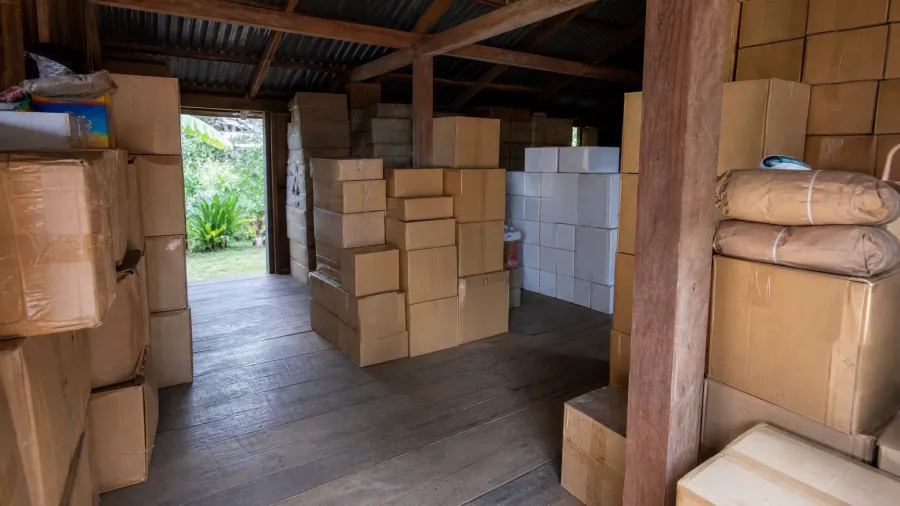 Supplies Depend Entirely on Infrequent Cargo Ships