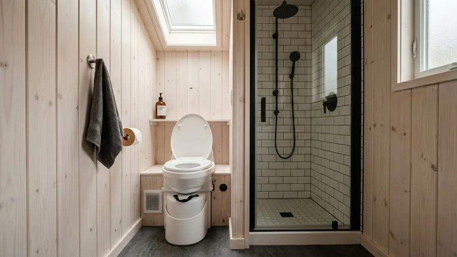 Bathroom systems determine your off-grid independence