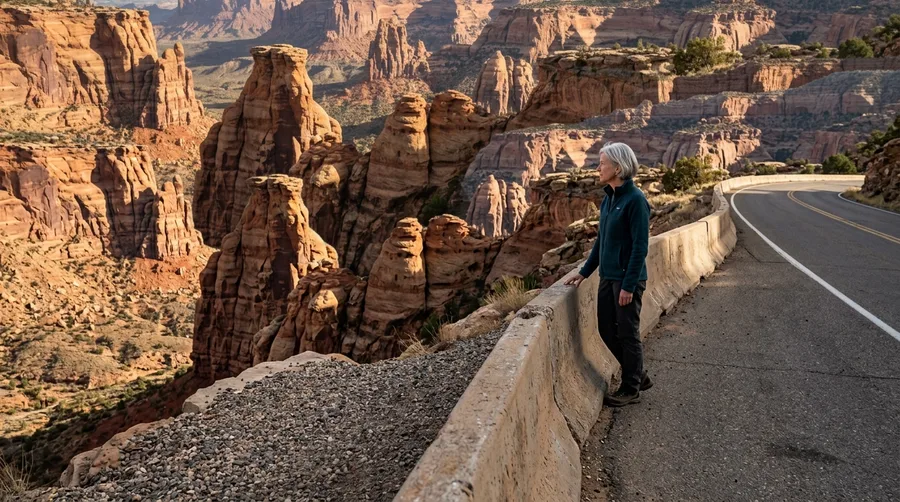 Tour Rim Rock Drive in Colorado