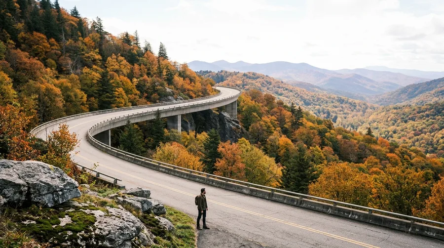 Scale Grandfather Mountain in North Carolina