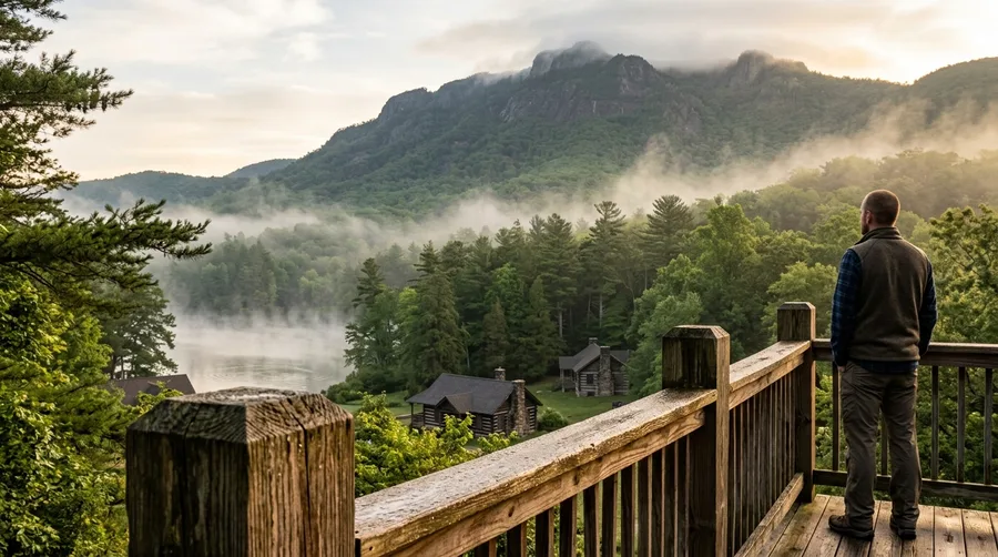 Photograph Misty Mountains at Vogel