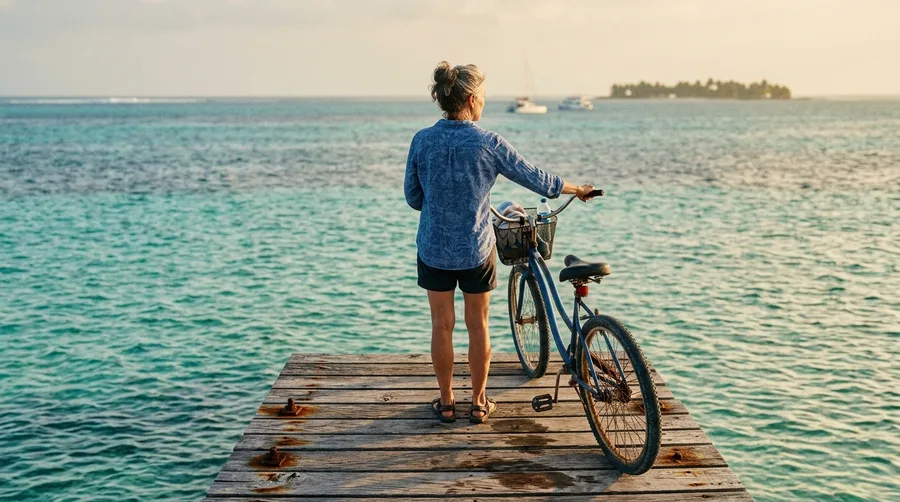 Swim at Caye Caulker in Belize