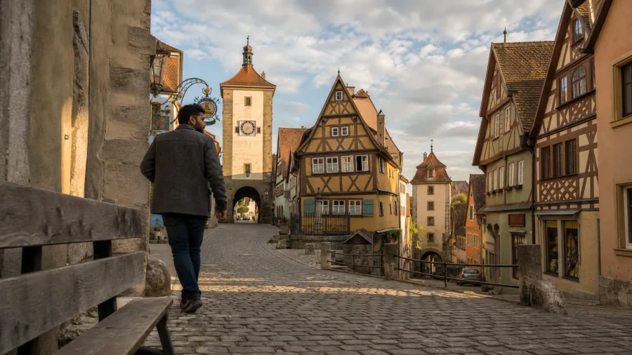 Rothenburg ob der Tauber Preserves the 17th Century