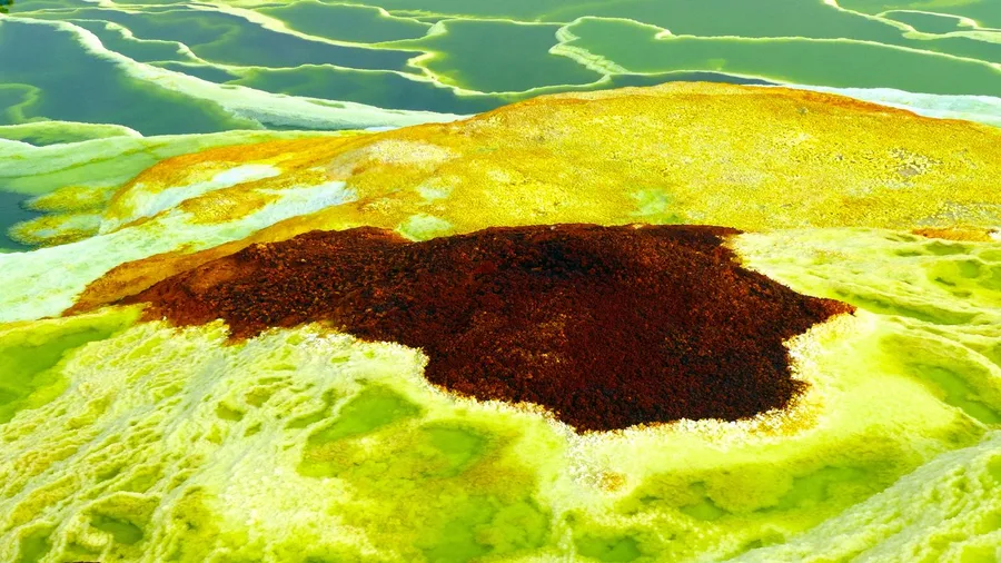 Cross the Danakil Depression Salt Flats