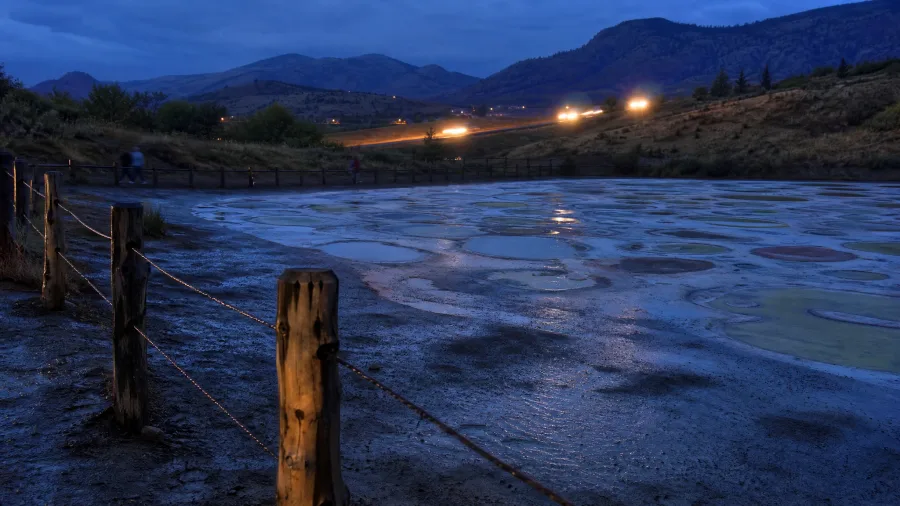 View the Spotted Lake of Osoyoos