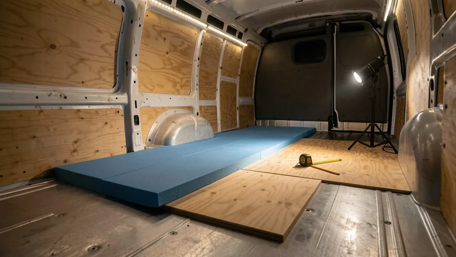 Inadequate subfloor insulation freezes feet from below