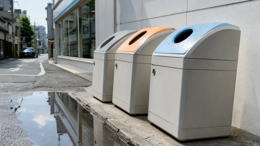 Japan: Bin Rules Require Actual Sorting