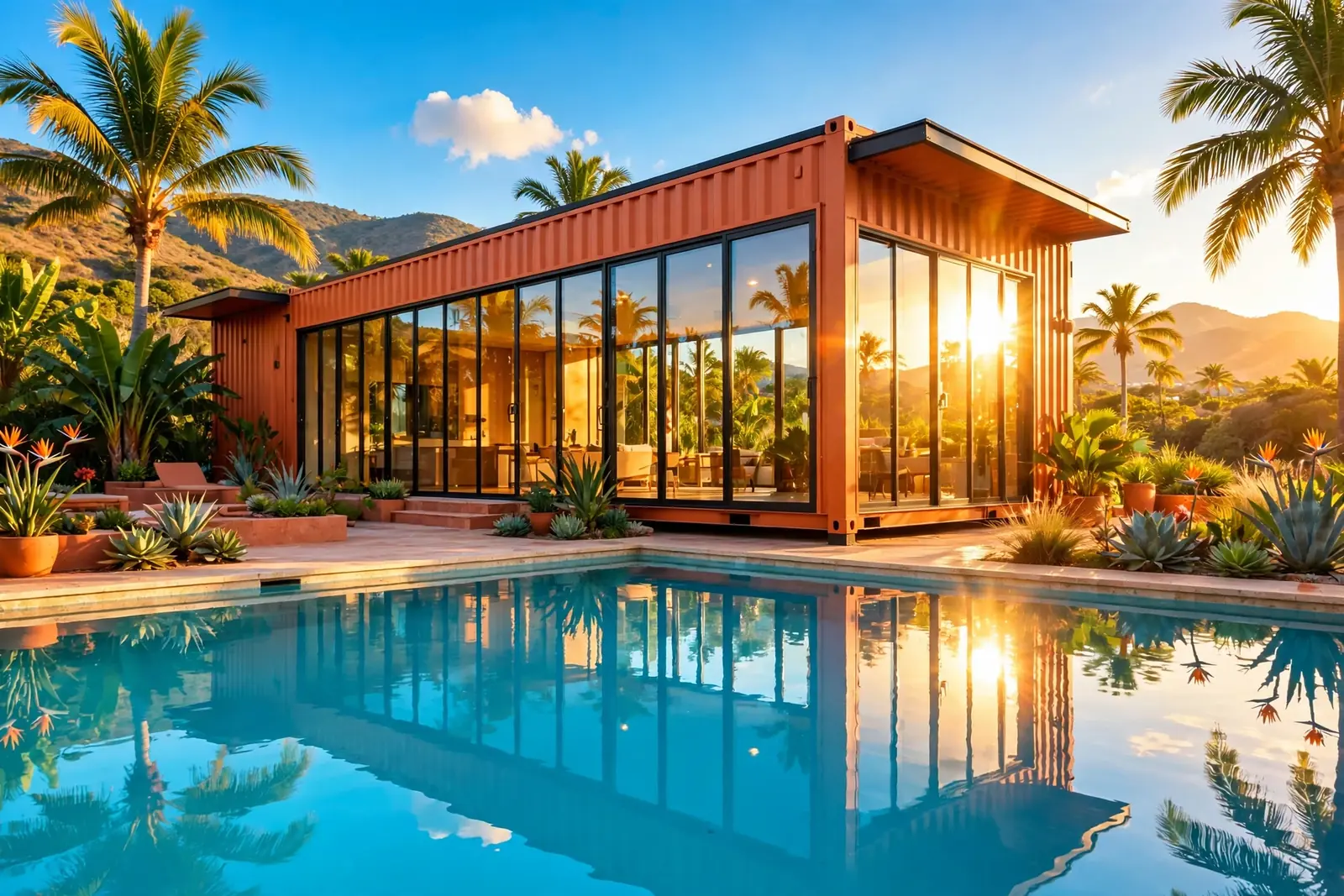 15+ Shipping Container Homes With Glass Walls on One Entire Side