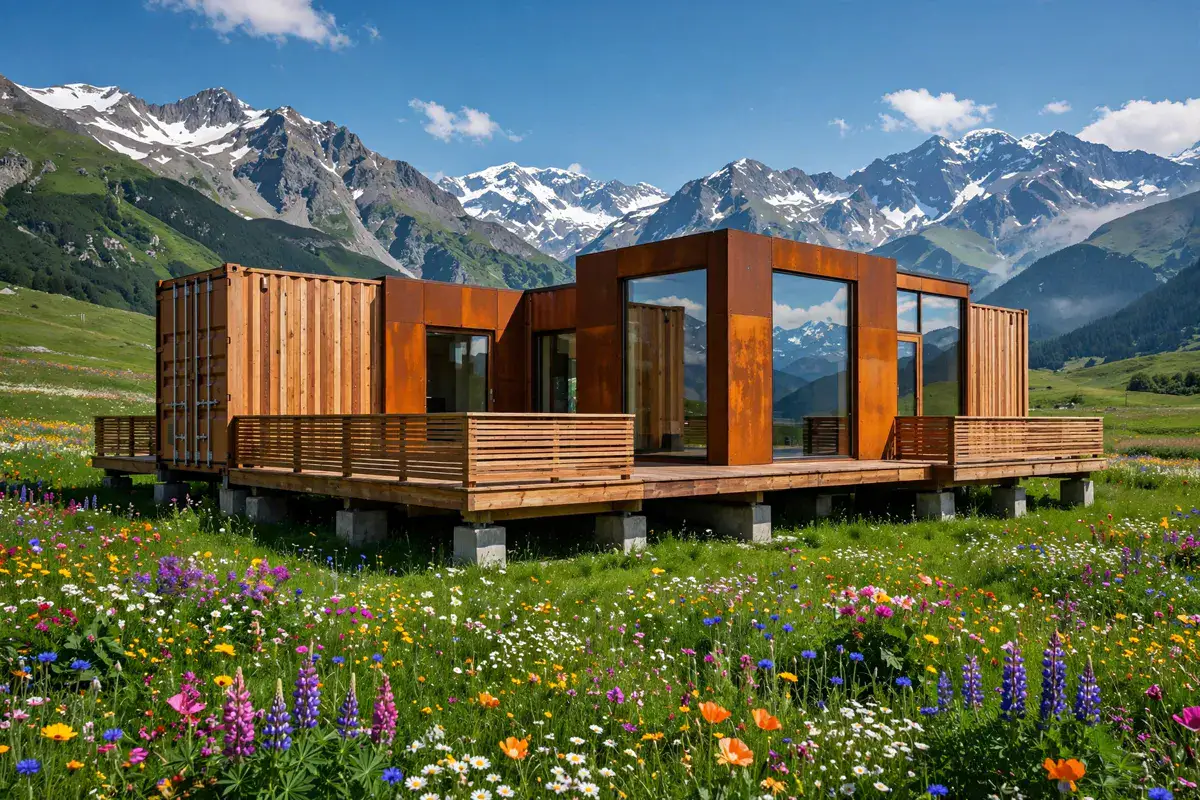 17+ Container Home Cladding Ideas — Wood, Corten, Stucco and More