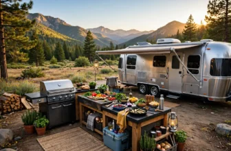 15+ RV Outdoor Kitchen Setups for Real Campsite Cooking - featured image