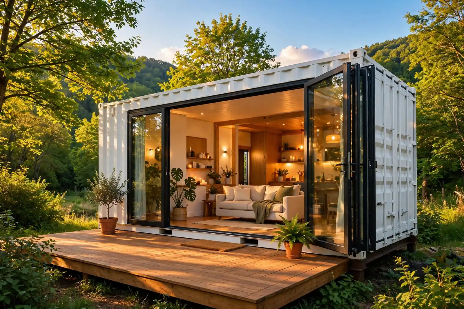 13+ Container Home Interiors That Solved the Narrow Room Problem
