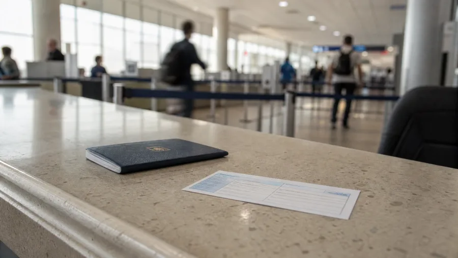 Requesting a Separate Entry Slip Avoids Some Stamp Problems
